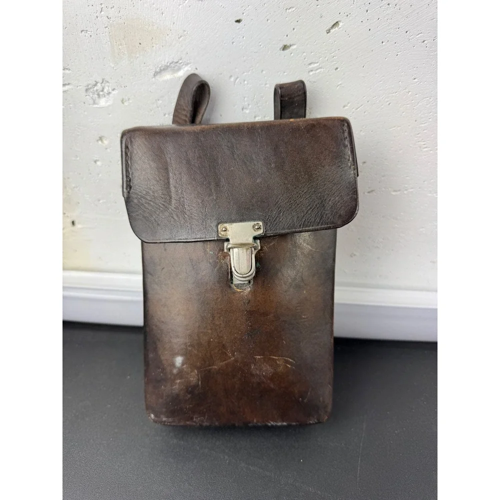 Vintage Voigtlander BESSA Folding‎ Camera Anastigmat 1:4.5 f=11cm Leather Case